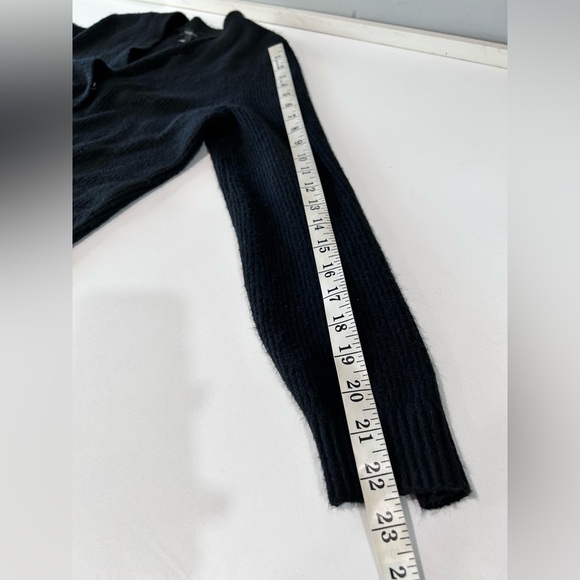 Talbots Black Cardigan Sweater V-Neck Knit - Picture 8 of 16